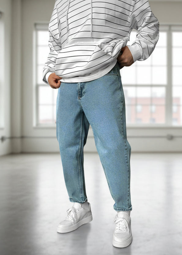 Jeans Mom Hombre: Mejores Jeans Hombre Azul Claro Denim! PDMX