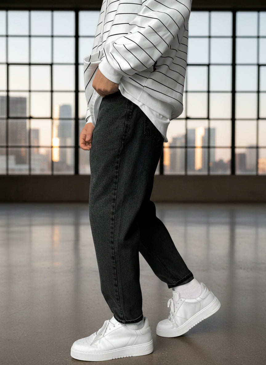 Sneakers Mom Jeans Con Tenis Vaqueros Mom Fit Mom Jeans Clasico