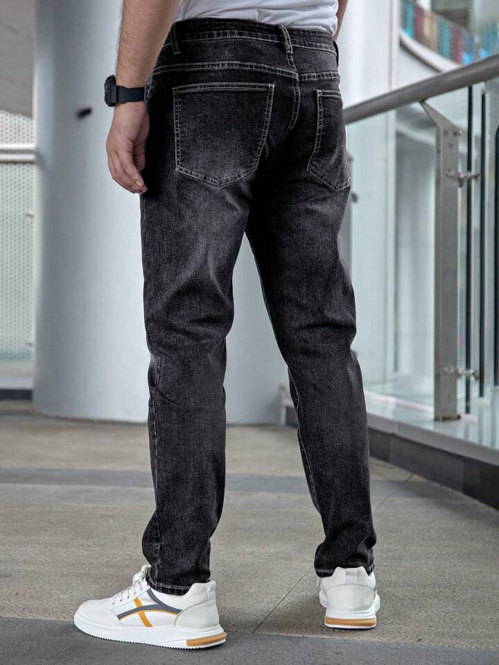 Fashion jeans negros de hombre