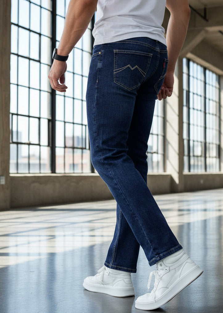 Pants Straight Hombre Azules PDMX - Comodidad y Estilo Moderno