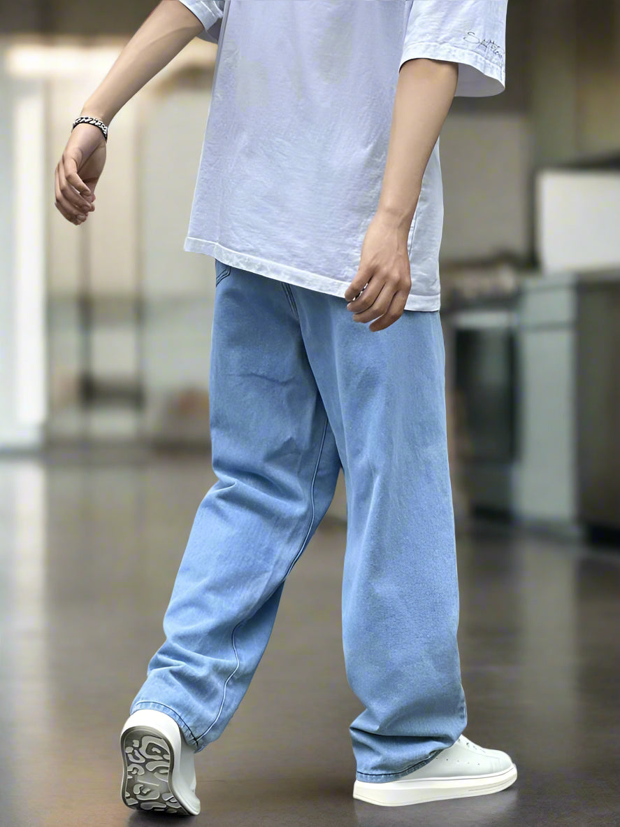 Pantalones baggy estilo urbano para hombre

