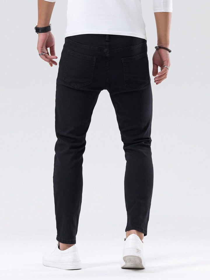 Jeans Slim Fit Hombre Negros Rotos PDMX JEANS – PDMX Jeans