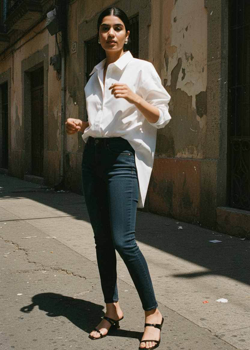 Skinny Jeans Azul Marino de Mujer (Pitillo)
