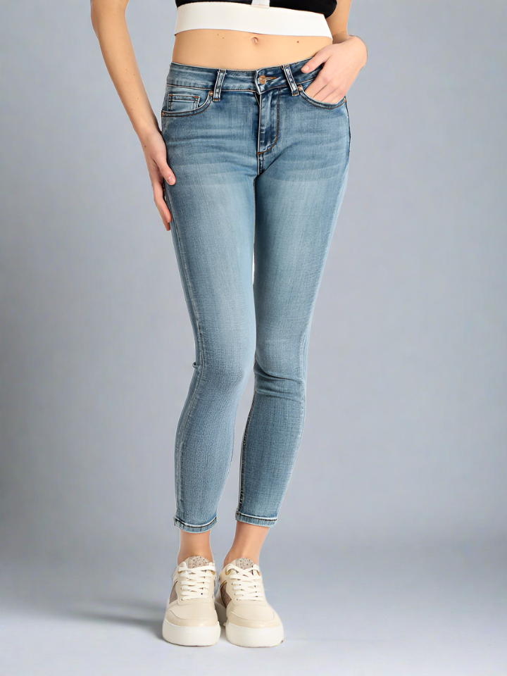 Only Carmakoma Vaqueros De Cintura Alta Augusta St Azul| Dressinn