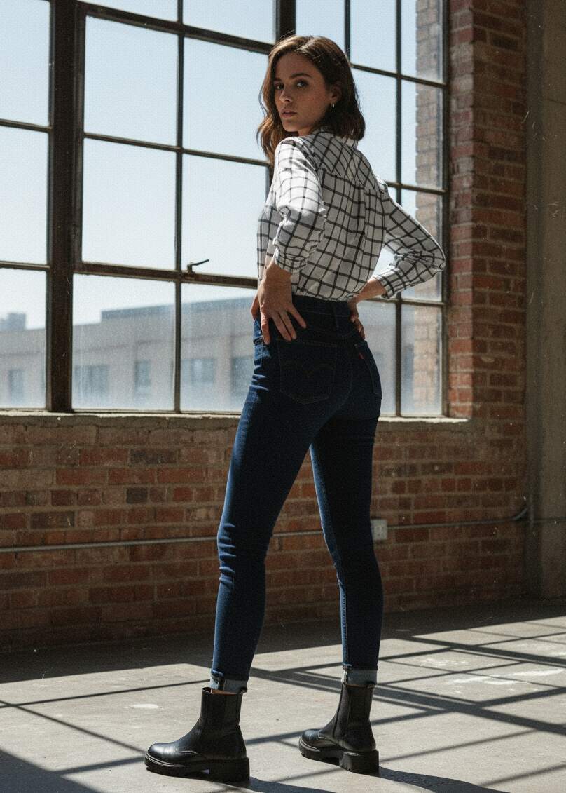  Skinny Pantalón Mezclilla Mujer PDMX jeans