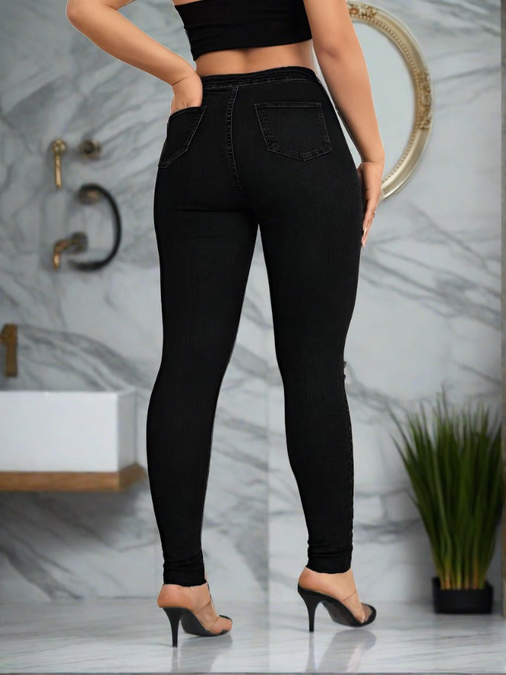 Pantalones negros de dama shops