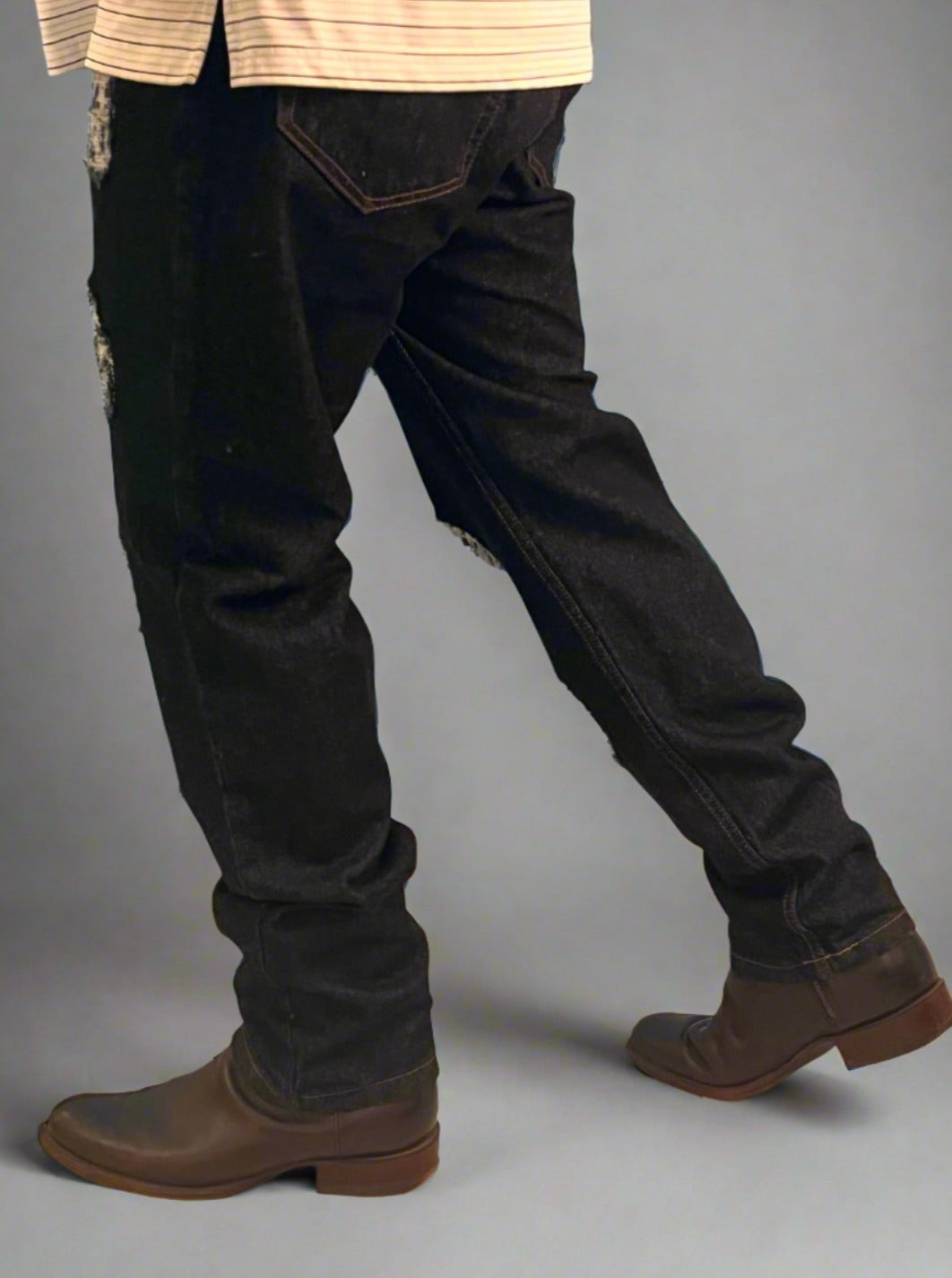 Moda Baggy Jeans Rotos para Hombres - PDMX Jeans