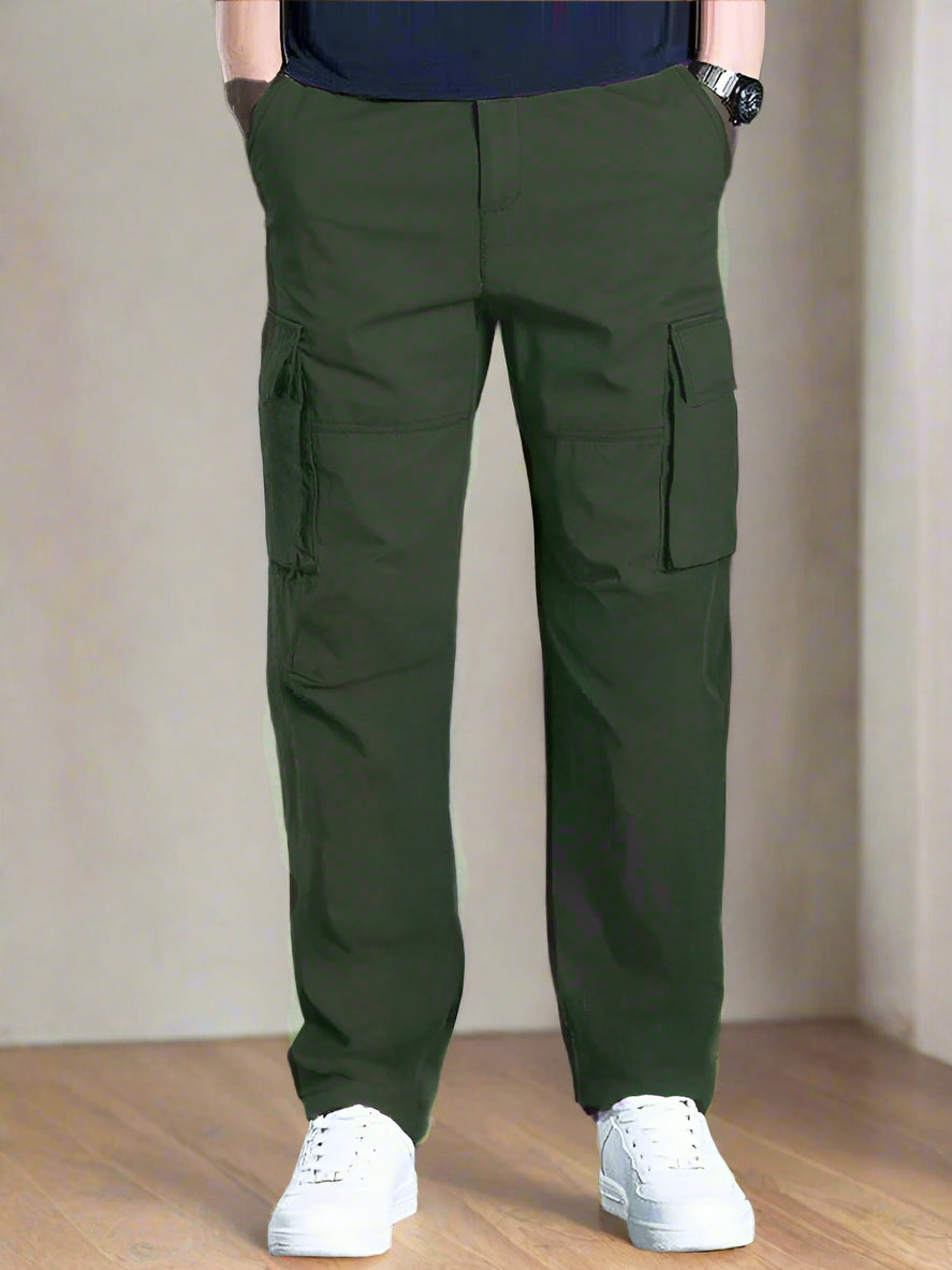 Pantalones Cargo Verde Regulares de PDMX - Máxima funcionalidad para hombres