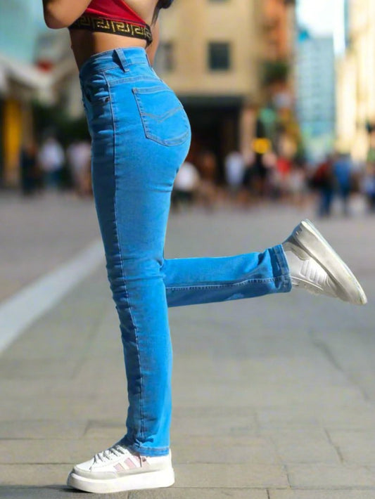 Skinny Jeans Azul Claros para Mujer de PDMX Jeans