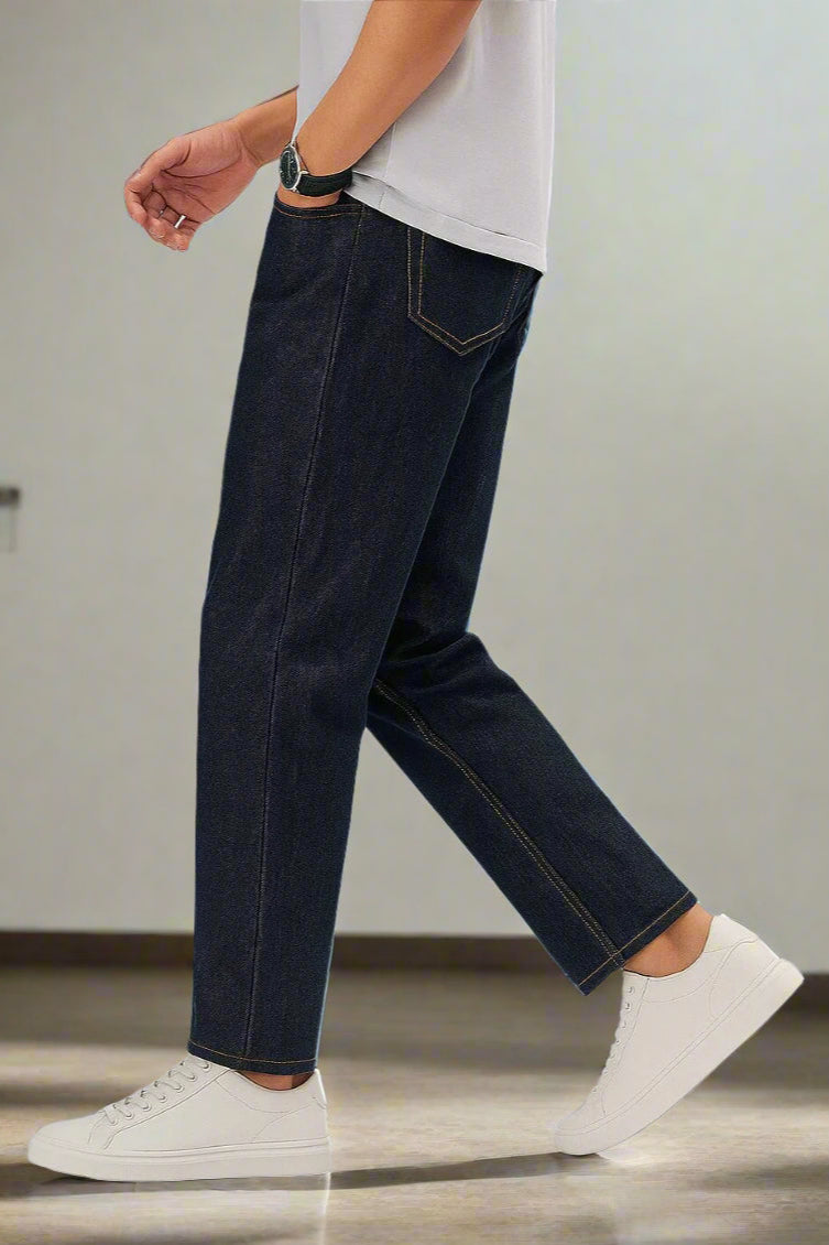 Jeans de mezclilla premium NorEdge Indigo Black, estilo moderno