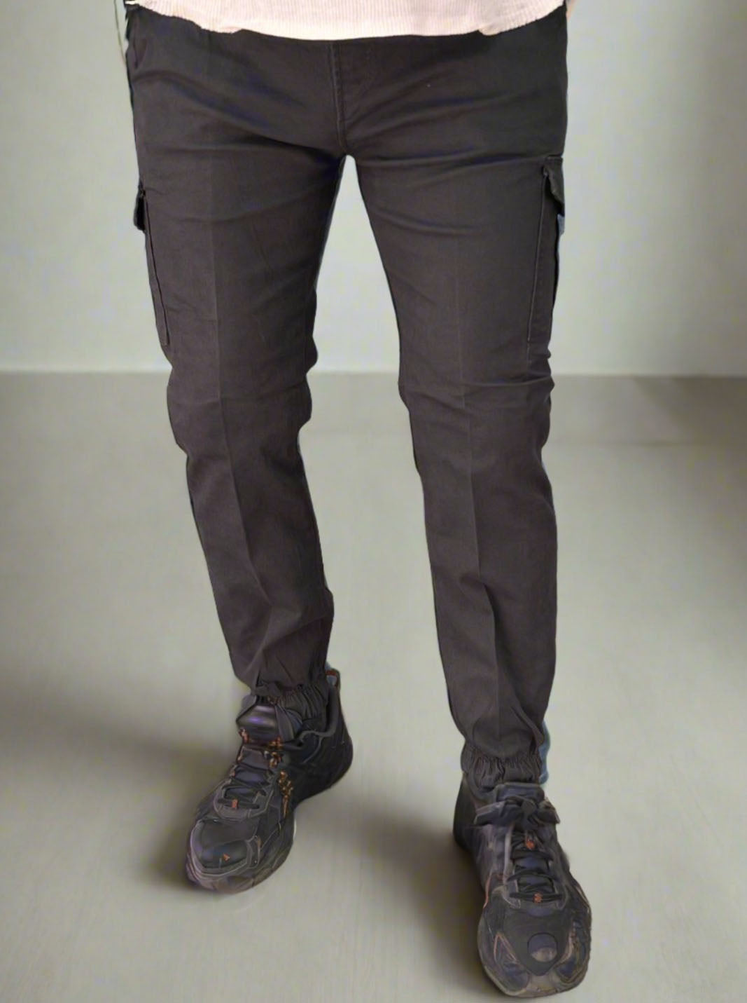 Pantalones Cargo Jogger Hombres Azul Marino - PDMX Jeans