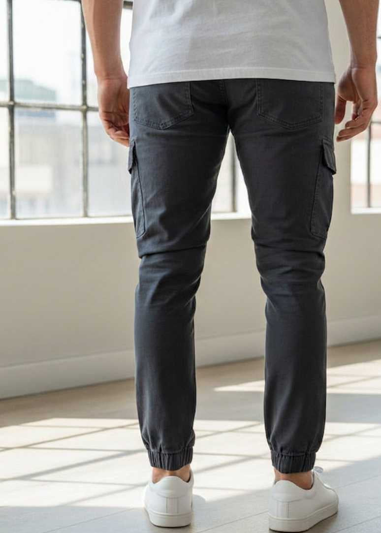 PDMX Jeans Pantalón Cargo Jogger Azul Marino Hombres