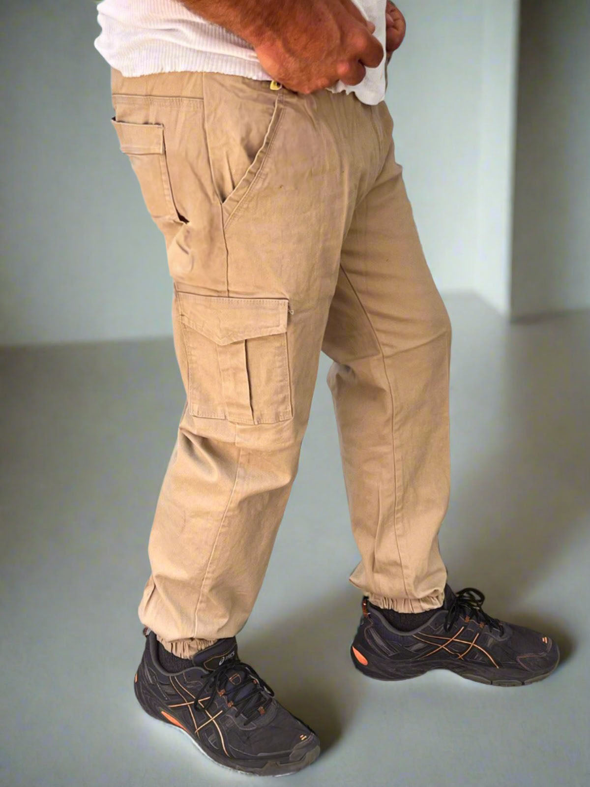 Pantalones cargo jogger caqui PDMX - Estilo urbano y comodidad