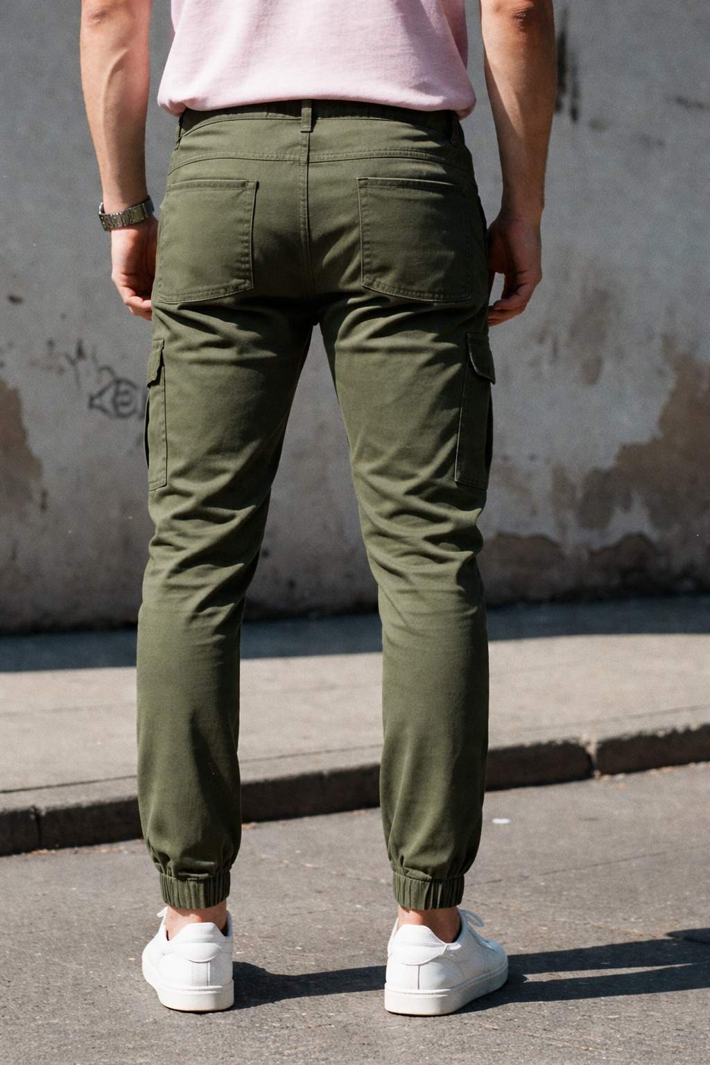 PDMX Jeans Pantalón Cargo Jogger Verde Muy Oscuro Hombres CDMX