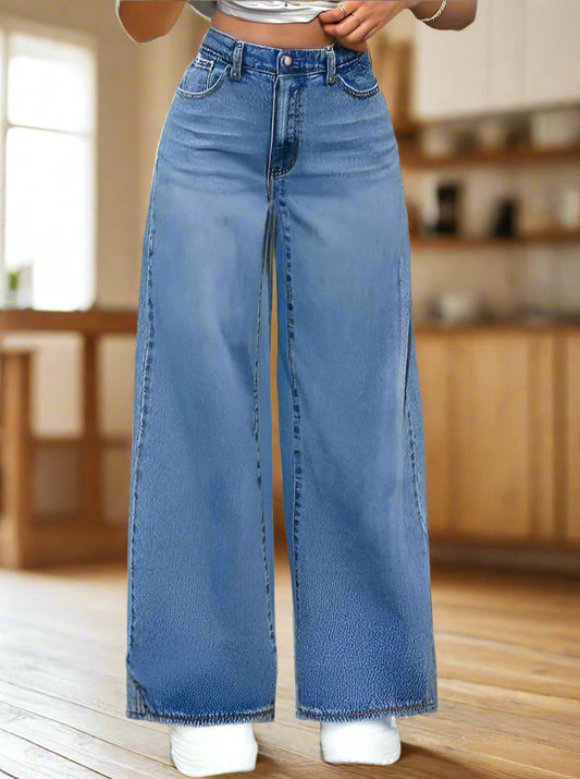 Super Baggy Pants Mujer Azul de PDMX Jeans en CDMX