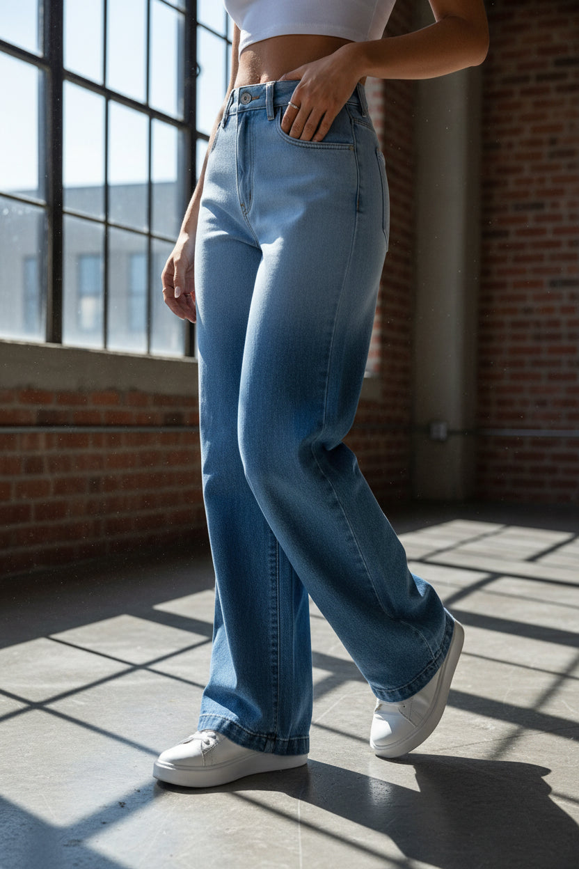 Jeans Baggy Estilo Años 90 para Mujer