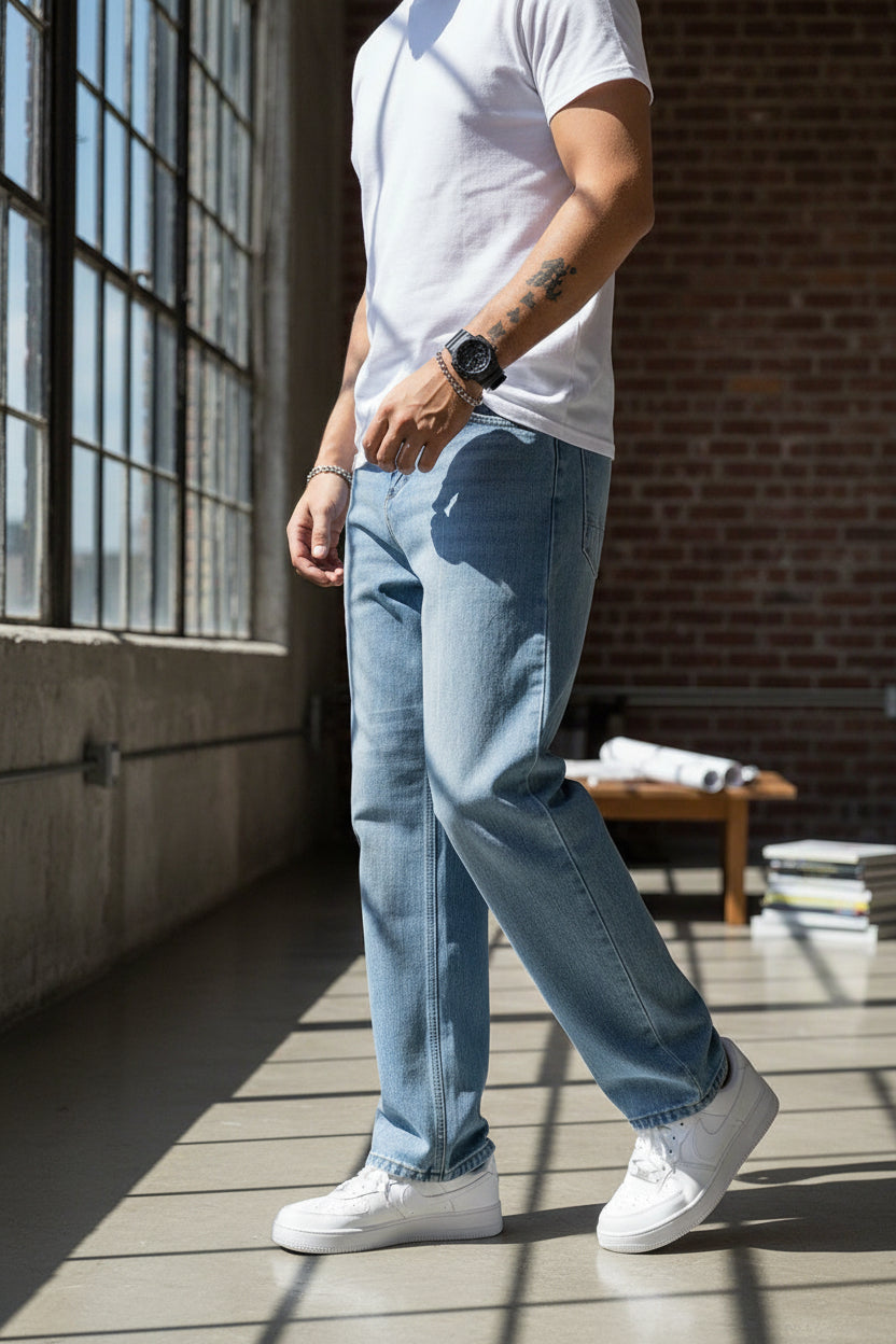 Tendencia y estilo con Jeans Boyfriend Desgastados de PDMX para hombres